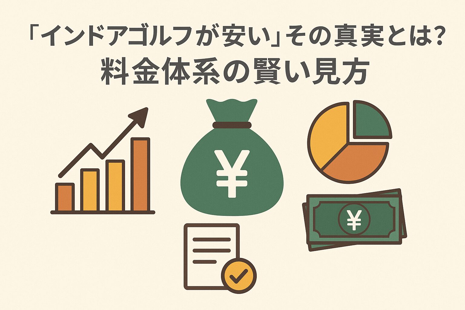 「インドアゴルフが安い」その真実とは？料金体系の賢い見方