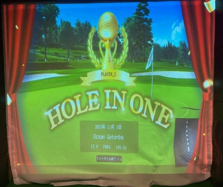 GOLF&BAR Buddies初ホールインワン