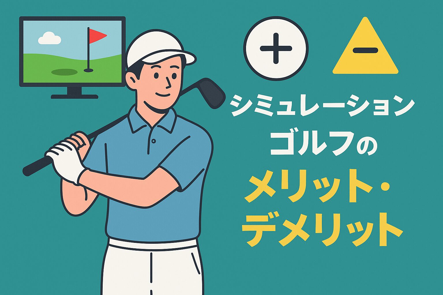 シミュレーションゴルフのメリット・デメリット