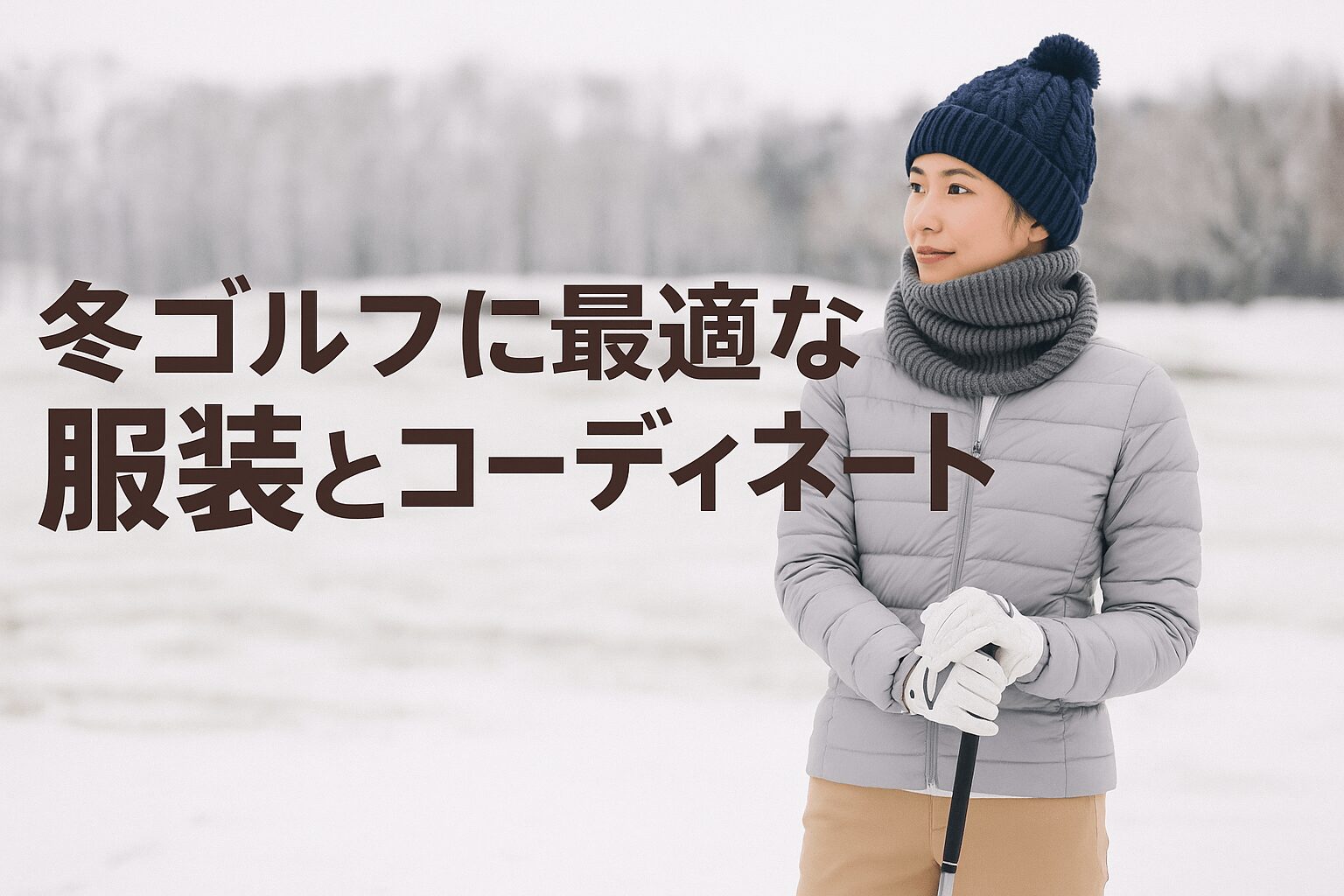 冬ゴルフに最適な服装とコーディネート