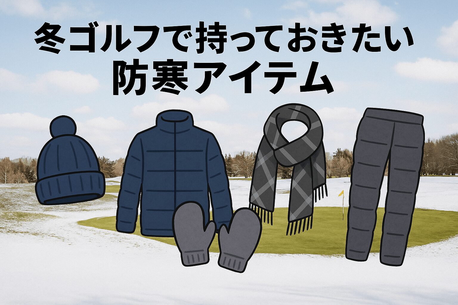 冬ゴルフで持っておきたい防寒アイテム