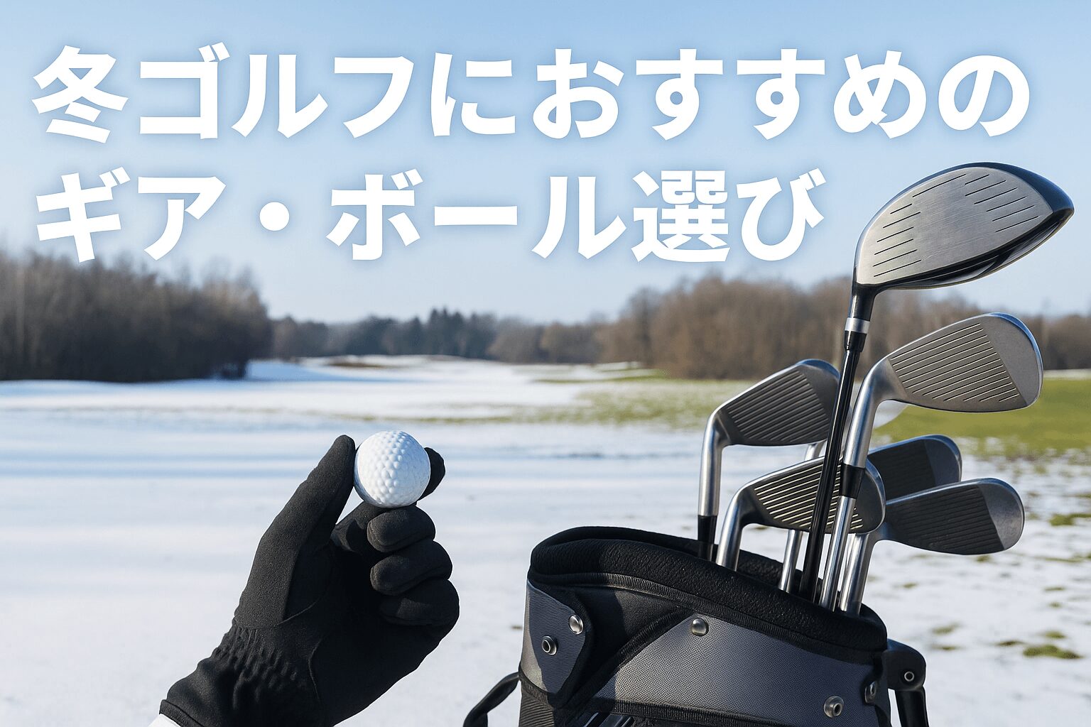 冬ゴルフにおすすめのギア・ボール選び