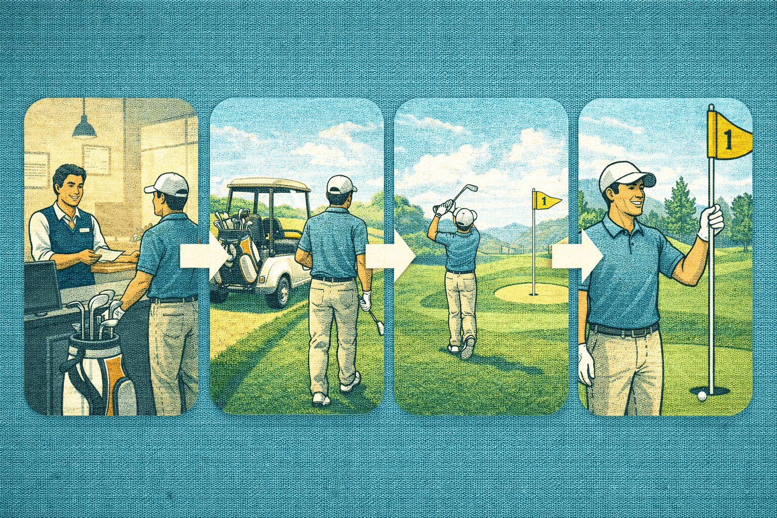 当日のシミュレーション:チェックインからホールアウトまで