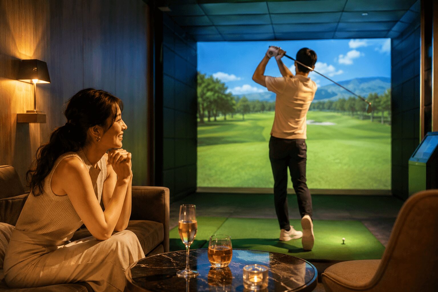 シミュレーションゴルフデートがカップルに人気の理由