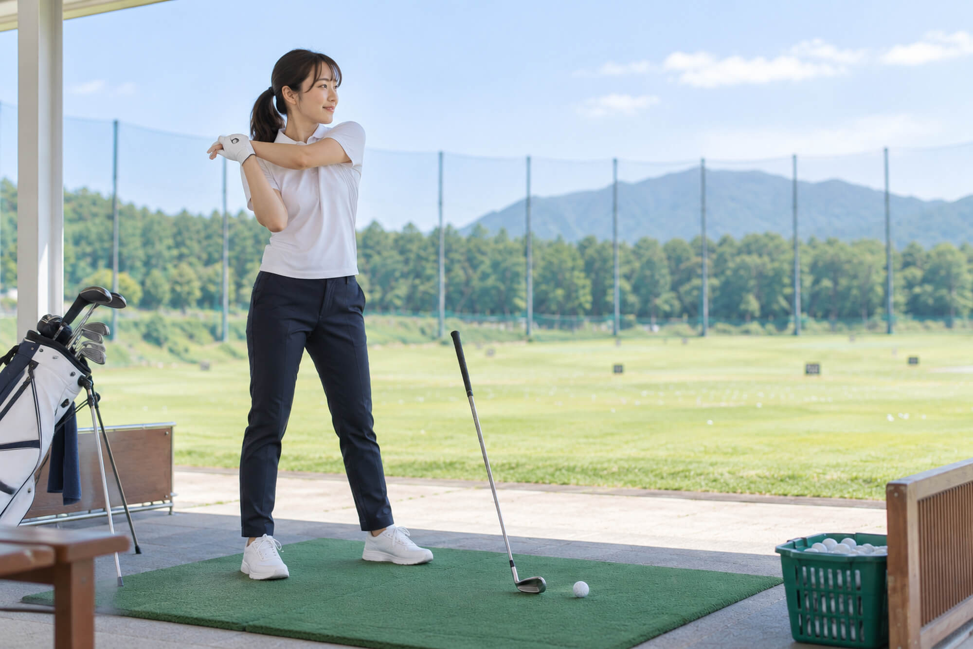 打ちっぱなし練習場での練習方法【50〜80球の使い方】